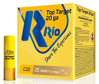 Ammunition Rio Ammunition 7/8 oz 20Gauge RIO TT208      TOP TRGT    20 2.75 8SHT      25/10